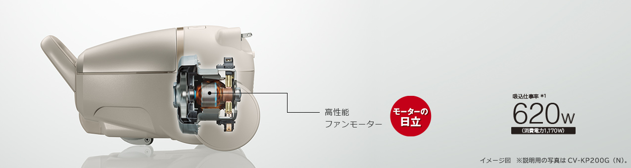 紙パック式クリーナー CV-KP90G ： クリーナー ： 日立の家電品