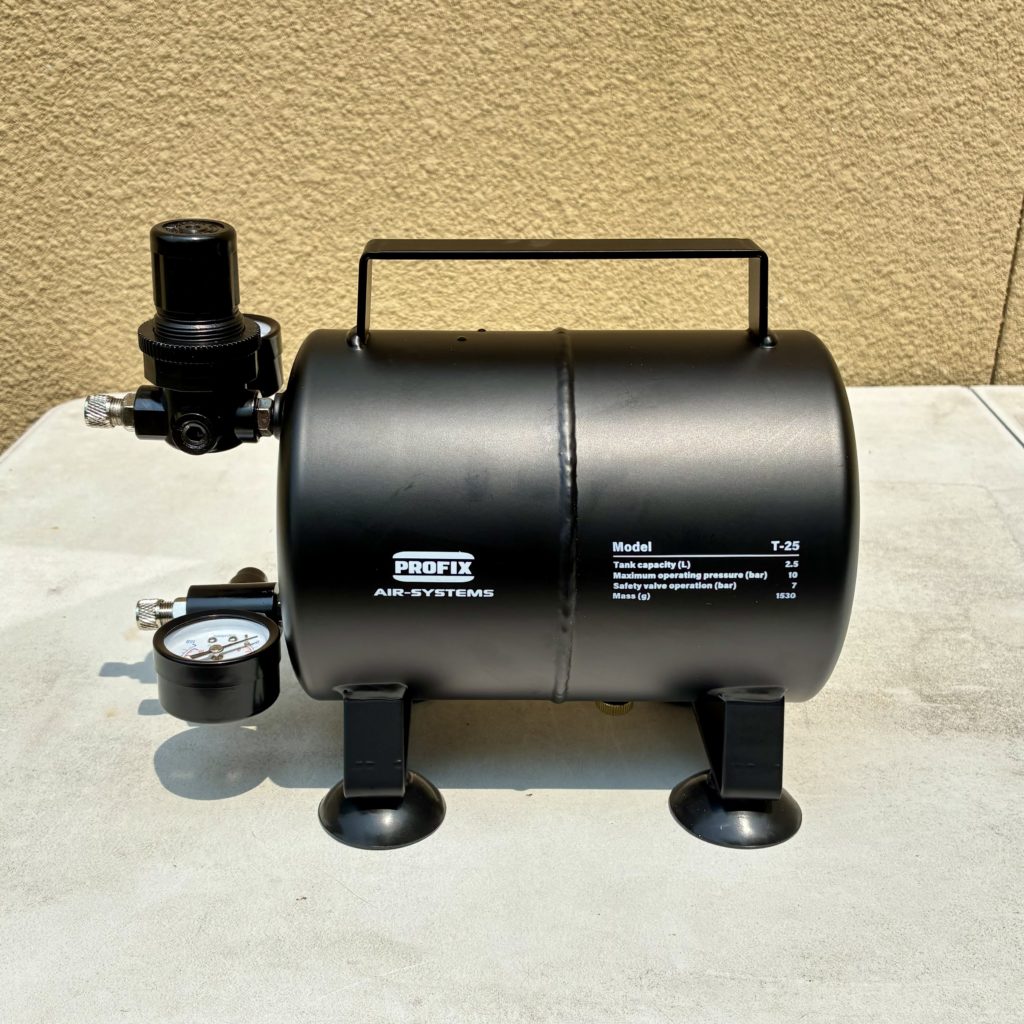 PROFIX AIR-SYSTEMS エアブラシ用エアータンク T-25 – 模型製作 かえる工房