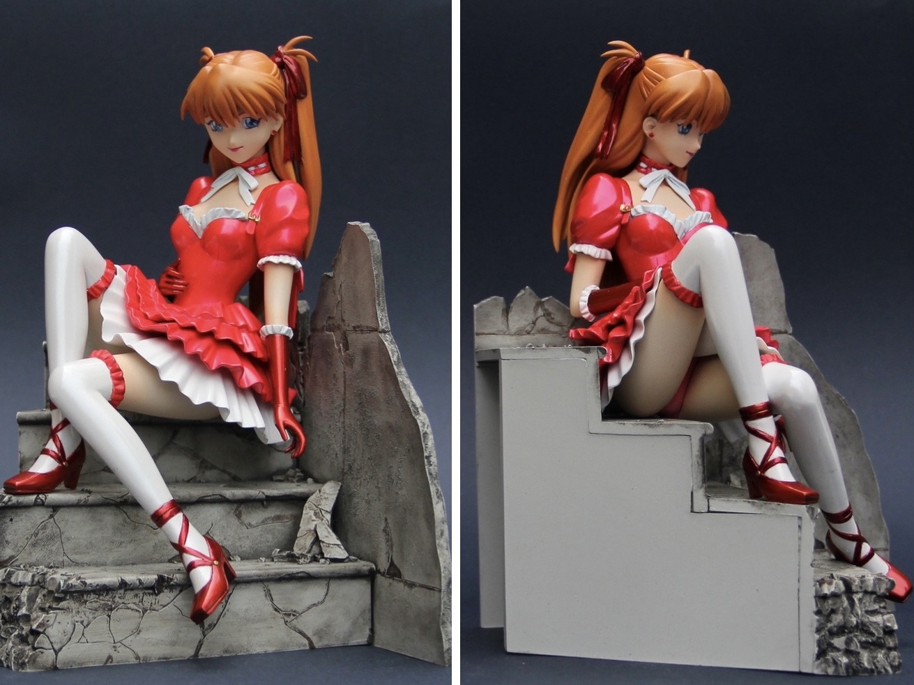 1/7 惣流・アスカ・ラングレー ゴスロリ ヴァージョン – 模型製作