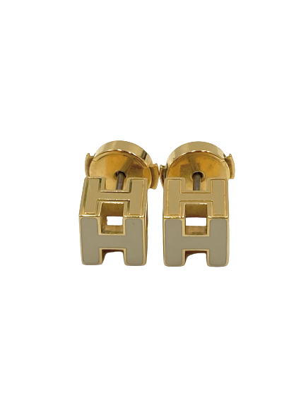 HERMES エルメス Hキューブピアス そのほかのアイテム Hキューブ GP