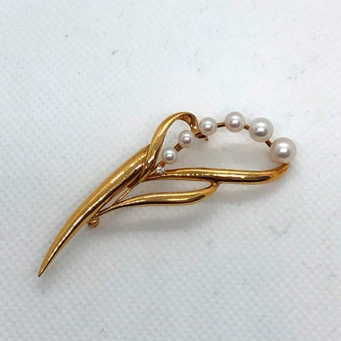 K18パールブローチ 買取実績 | 玉光堂