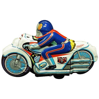 参考価格】仮面ライダー サイクロン号 タカトク ブリキ 当時物 | 古い