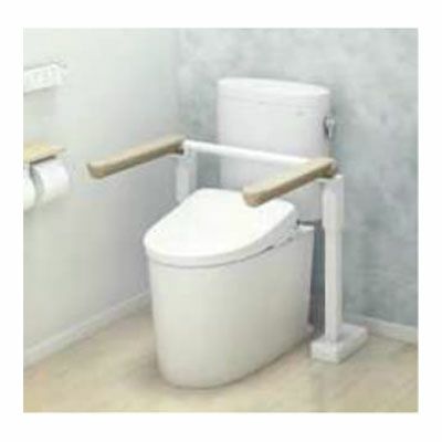 TOTO トイレ用手すり EWC772R 床固定タイプ 背もたれなし | 快適空間