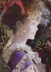 宮永岳彦「黎」油彩4号