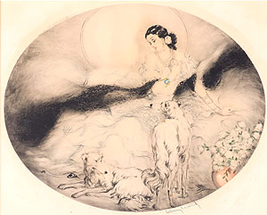 ルイ・イカール「椿姫」銅版画 1927年