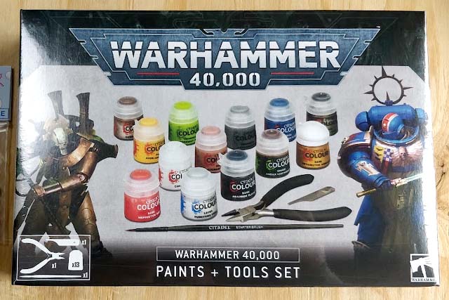初めてのシタデルカラー！【WARHAMMER 40K PAINTS+TOOLS SETレビュー