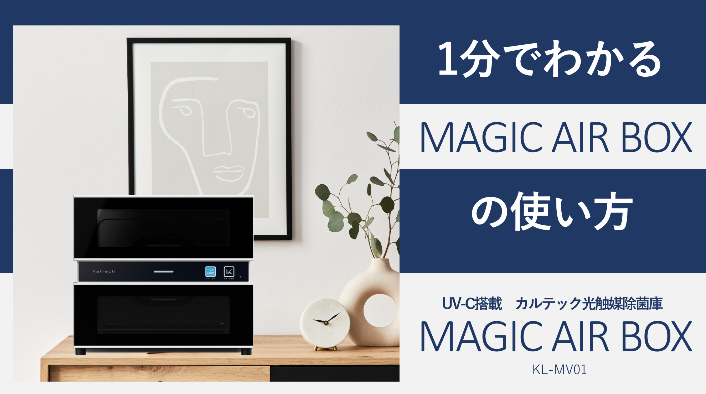 KL-MV01 UV-C 光触媒除菌庫｜PRODUCTS｜カルテック株式会社 公式サイト