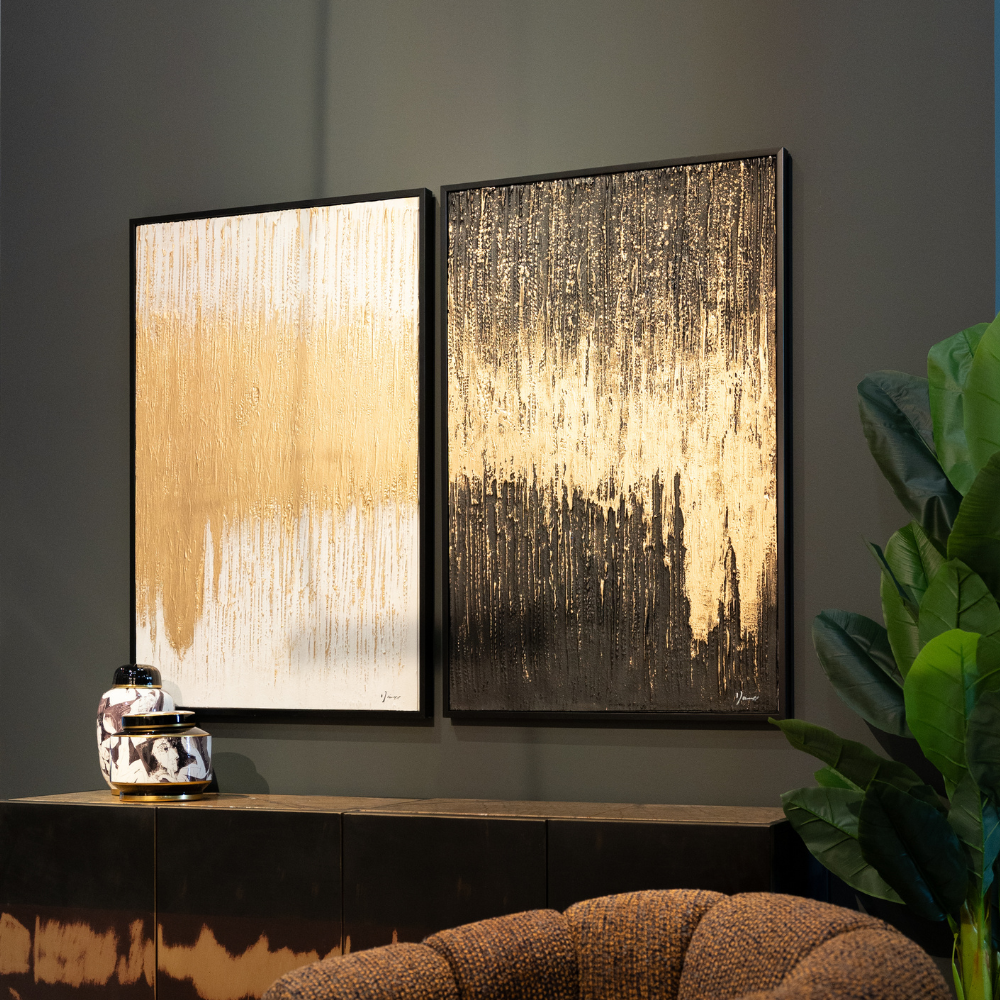 アブストラクト ブラック 80×120 cm アート ｜【KARE】ドイツの家具