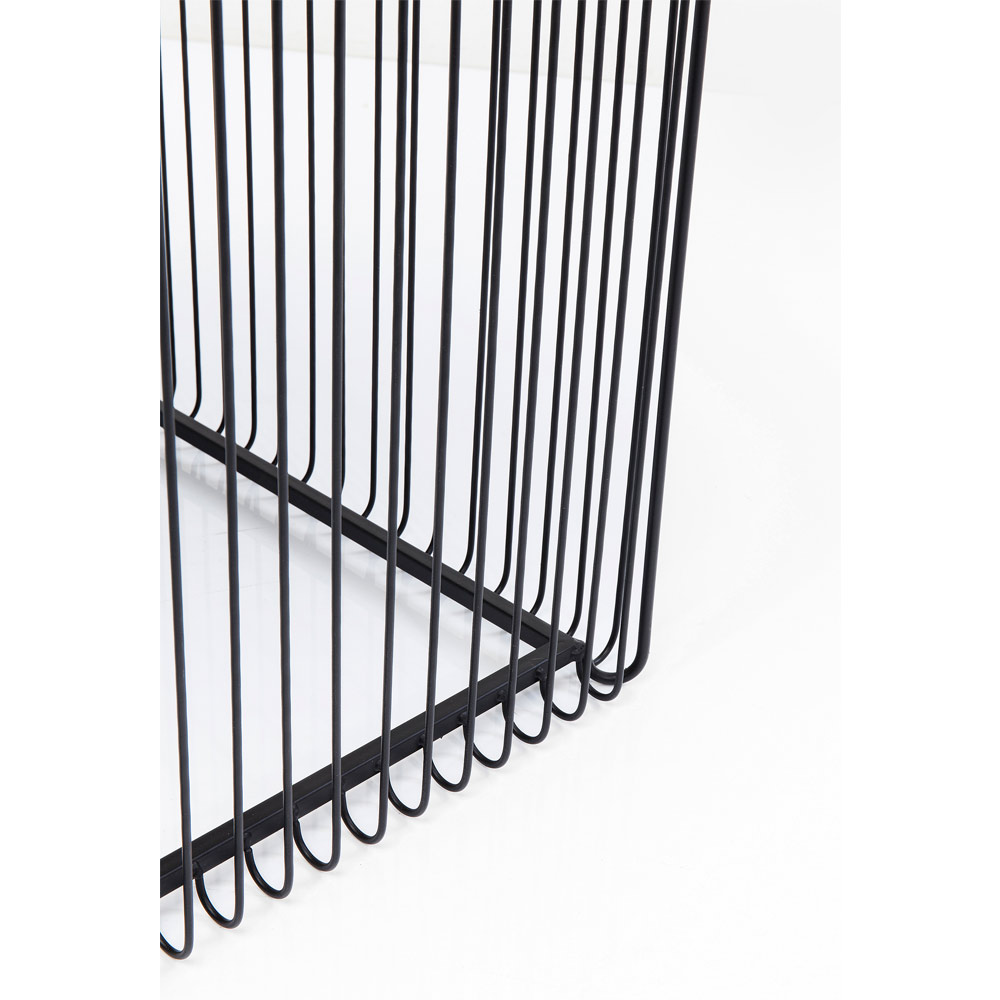 廃番】ワイヤースクエアブラック (2/Set) 45x45cm サイドテーブル