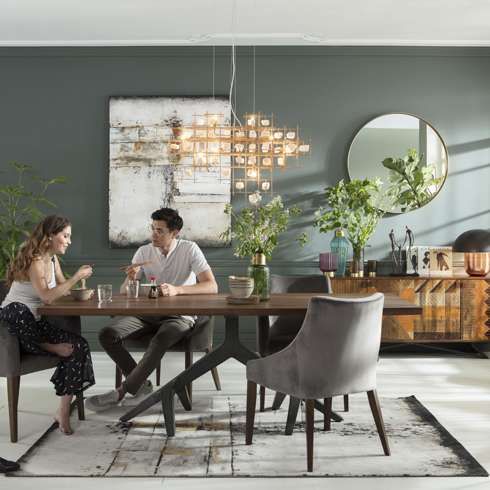 アブストラクトグレーライン 170x240cm カーペット - カーペット・ラグ