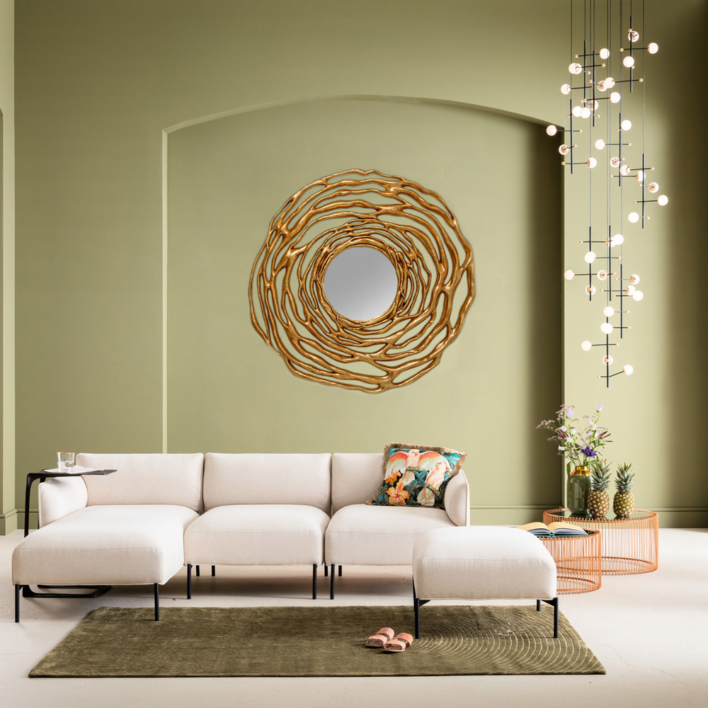 ツィッギー ゴールドO121cm ミラー - ミラー・鏡の通販 ｜【KARE