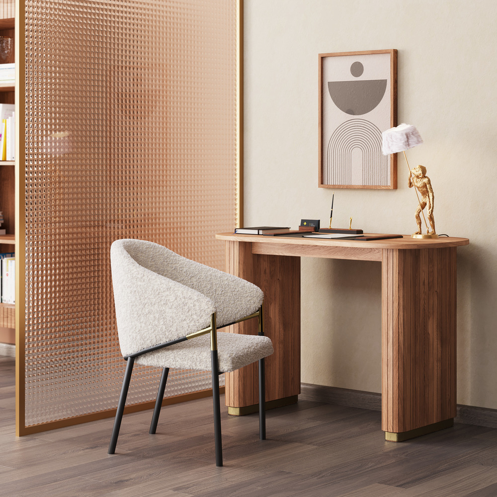 本革 プロフェッサーアームチェア 一人掛け RH レストレーションハード