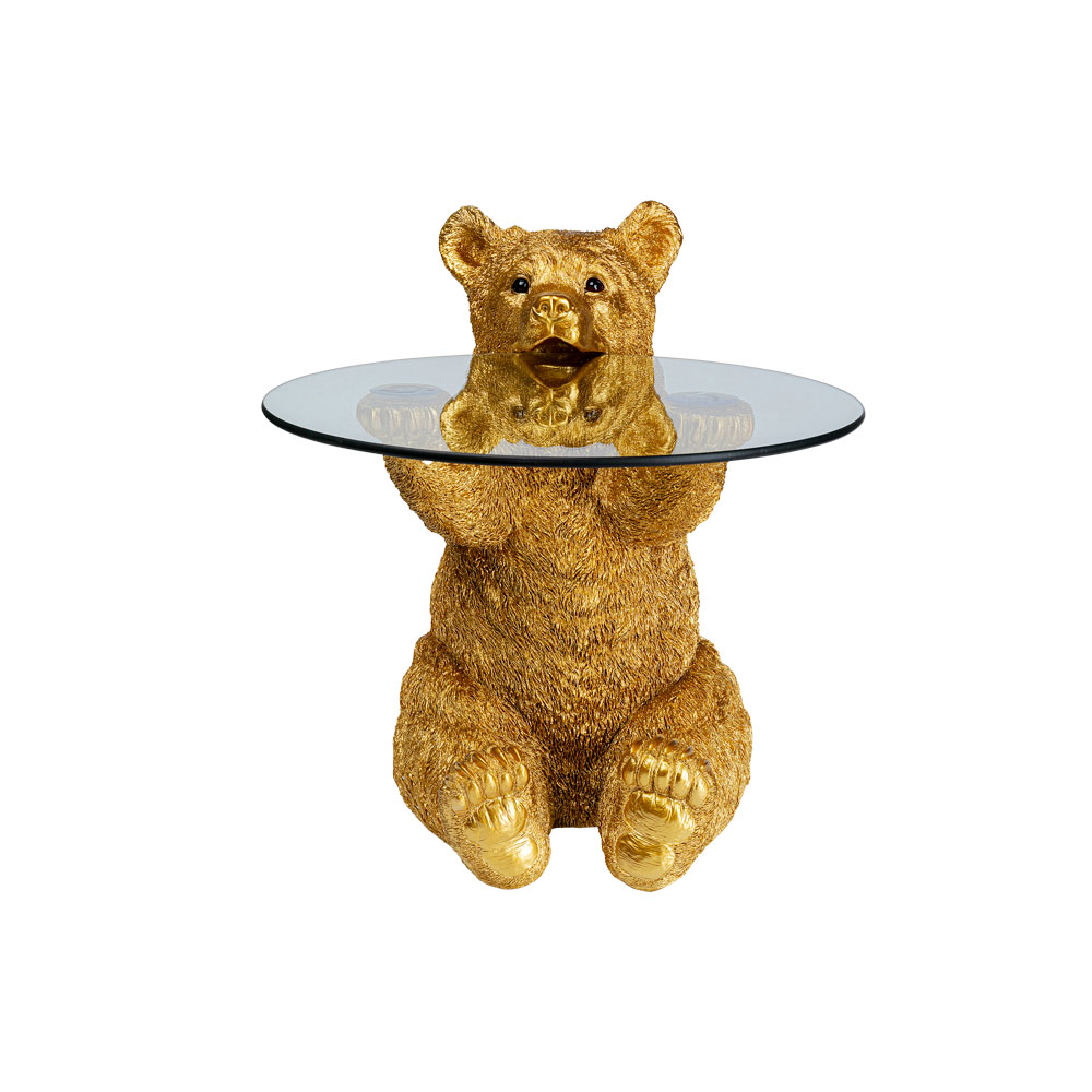 廃番】アニマルサイドテーブル ベアゴールド サイドテーブル - サイド