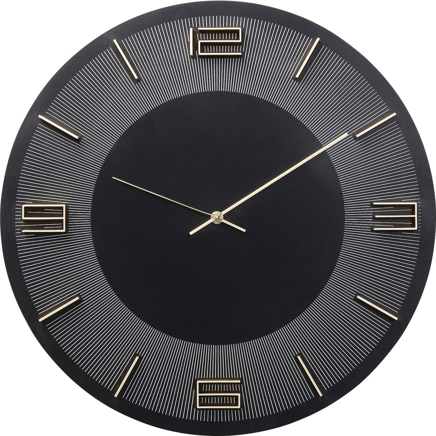 Wall Clock Leonardo Black/Gold | KARE Tallinn
