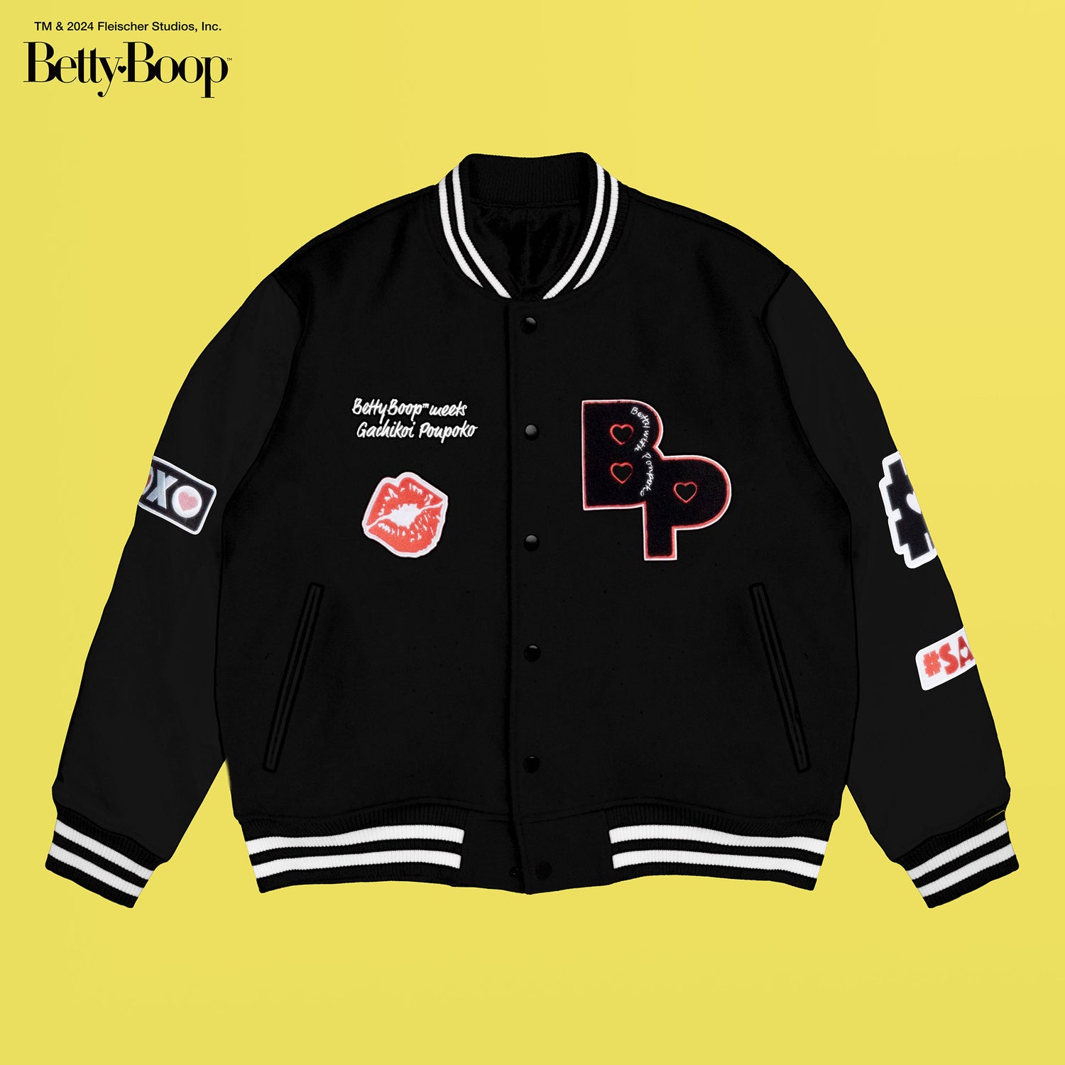 POKOPEA Collaboration】BETTY BOOP™ x ガチ恋ぽんぽこ Wool Melton