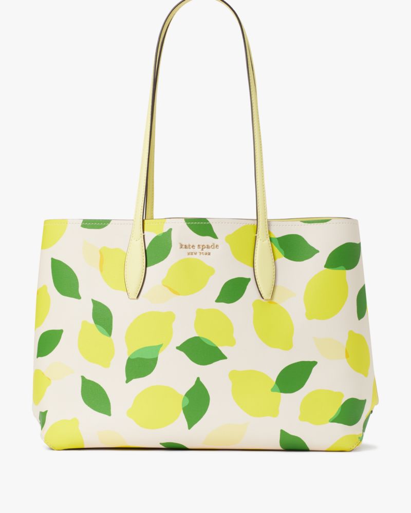 All Day Lemon Toss Large Tote | Kate Spade GB