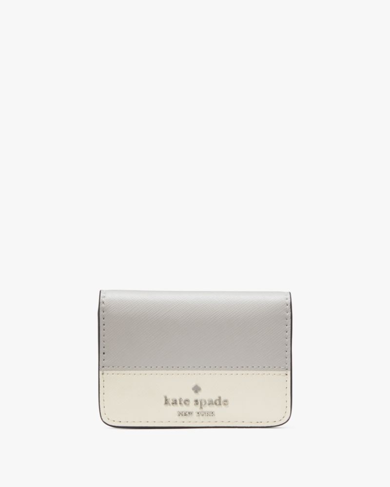 マディソン カラーブロック トップ ジップ カード ホルダー | カード