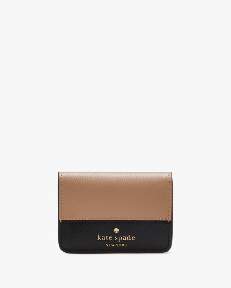 マディソン カラーブロック トップ ジップ カード ホルダー | カード