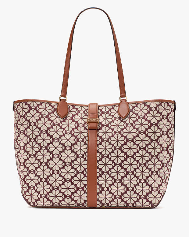 Spade Flower Jacquard Large Open Tote | Kate Spade Outlet