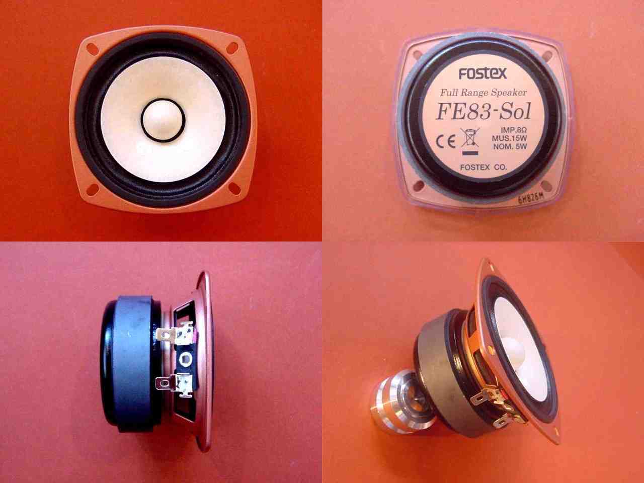 Fostex 限定 FE83-Sol 8cm径フルレンジ ユニット について その4 SP