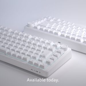 ゲーミングキーボード】日本語配列の新製品✨️白くてかわいいは正義