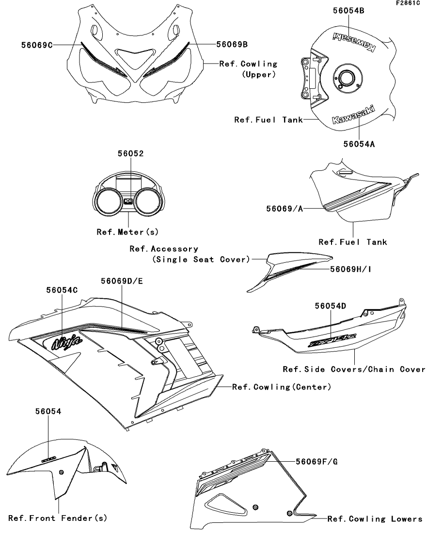 カワサキパーツ/ウエア＆グッズオンラインショップパーツ選択