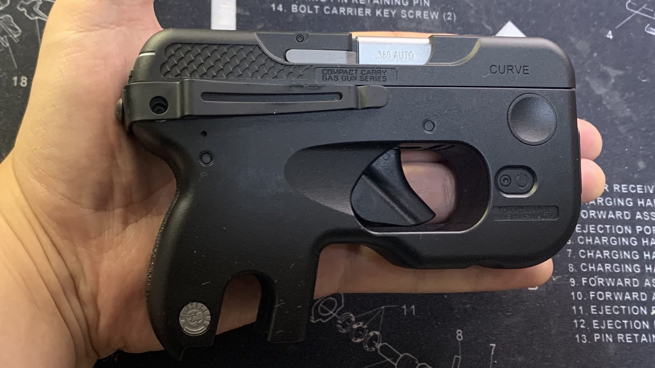 東京マルイ CURVE 固定スライドガスガンのレビュー