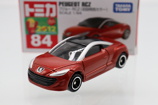 ミニカーショップ ケンボックス トミカ 赤箱☆84☆プジョーRCZ(初回