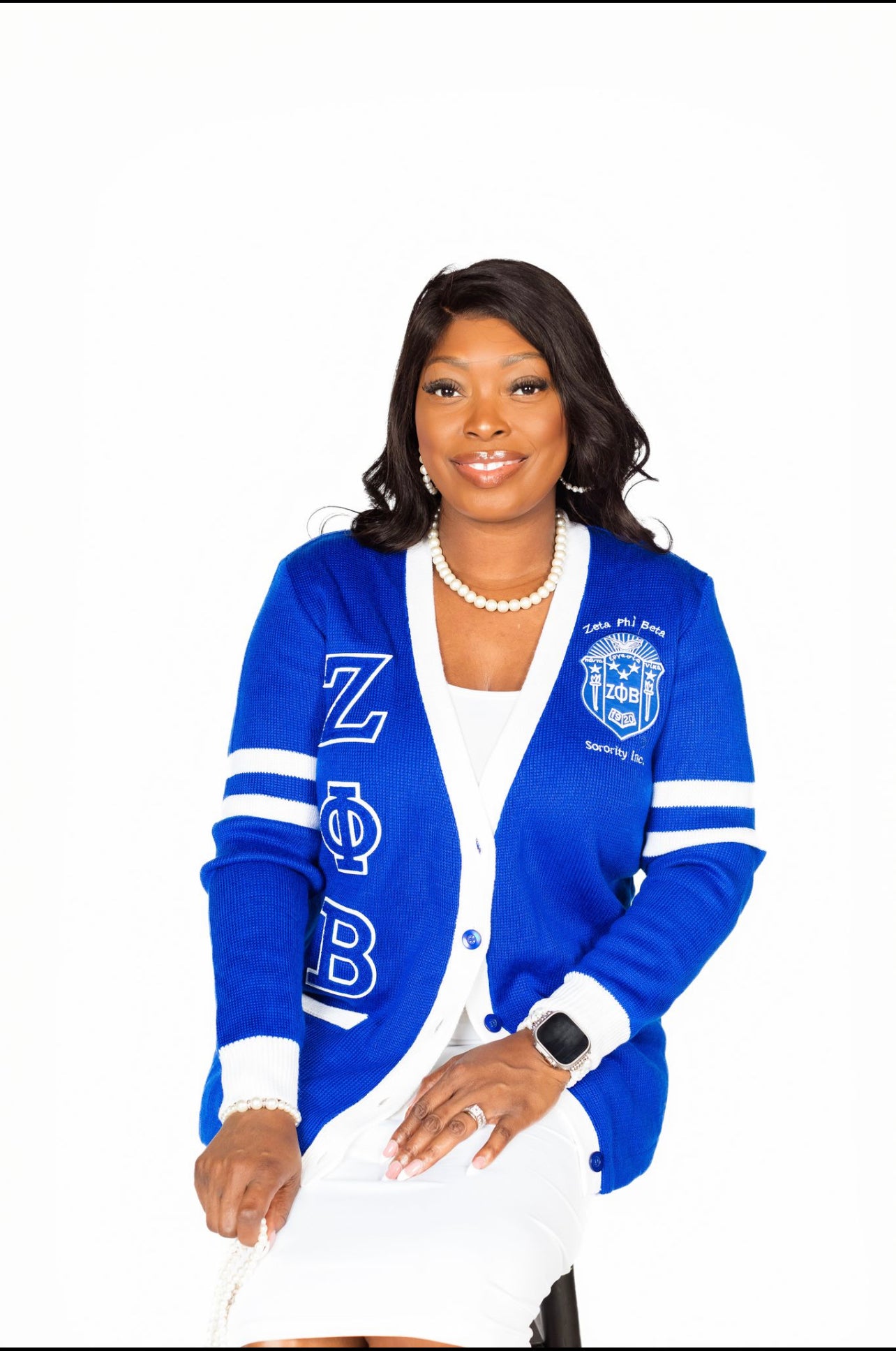 ΖΦΒ Blue Cardigan – Kendalls Greek