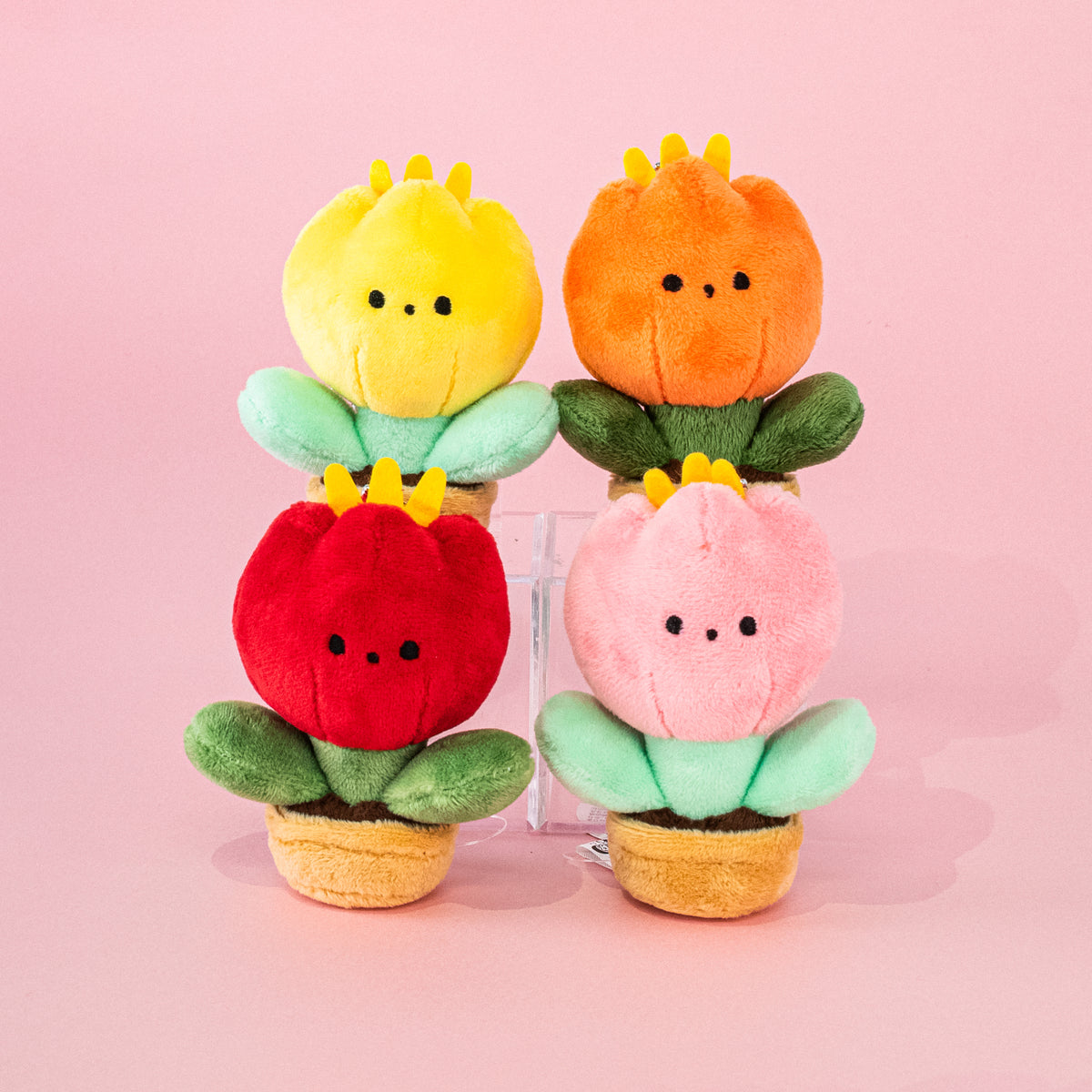Tulip stuffed toy key chain/Orange/Haruna Sudo