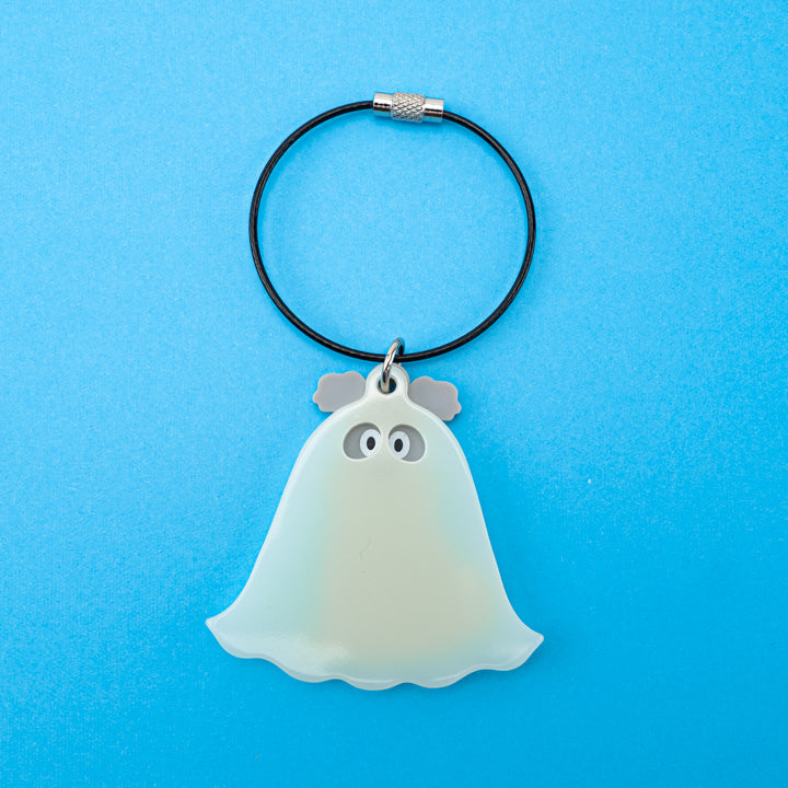 Acrylic keychain / ghost/dog / umao