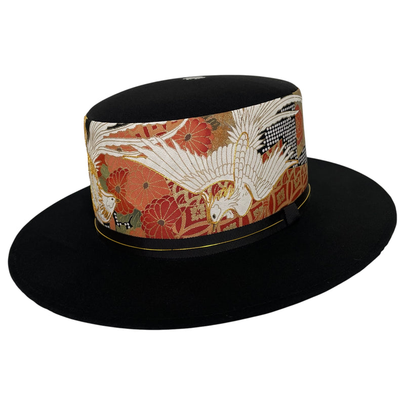 着物ハット | 個性派ボーターハット 鳳凰 | ケイコタガイ – KEIKO TAGAI