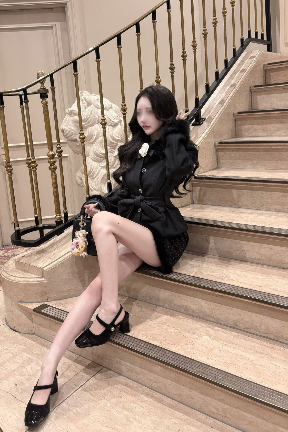 ラグジュアリーファーセットアップ KR30083