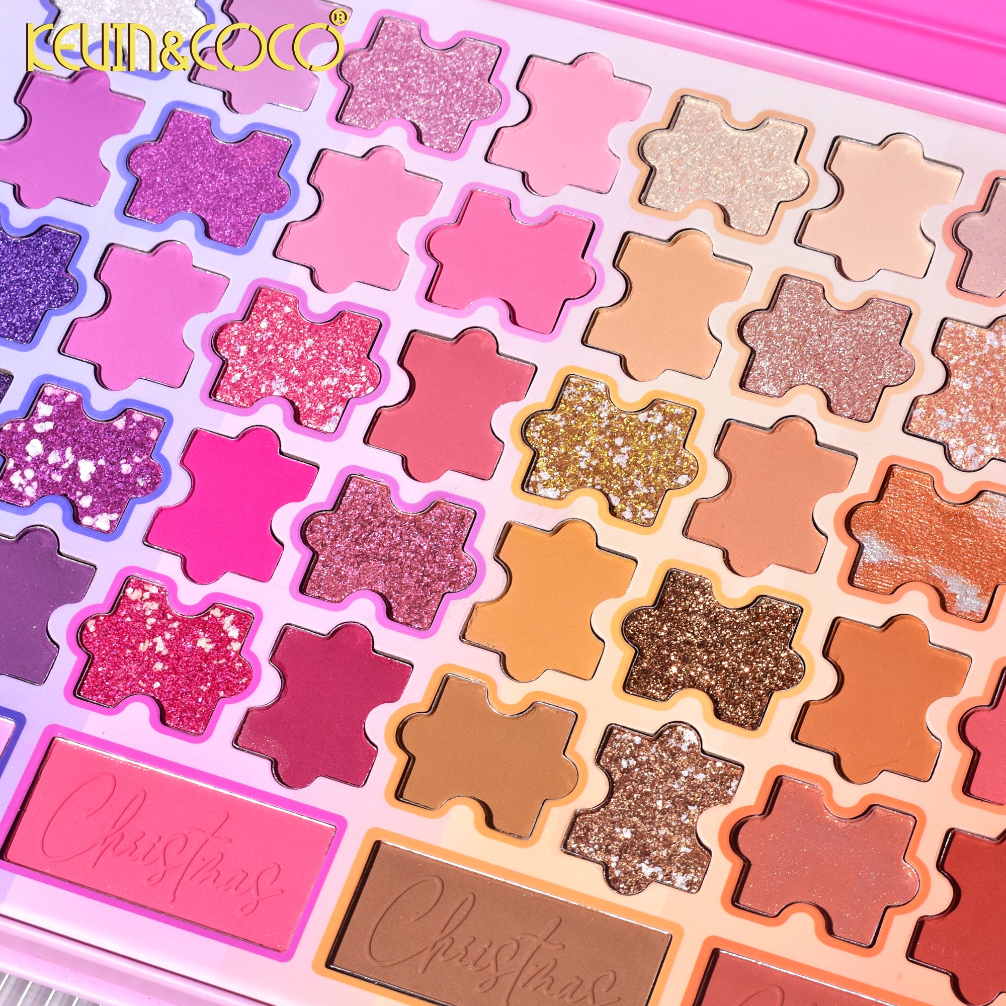 88-Color Puzzle Sis Eyeshadow Palette Pack - 6 PCS (KC244997
