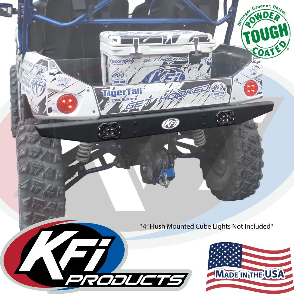 101395 Kawasaki Teryx4 Rear Formed Bumper - KFI ATV Winch, Mounts