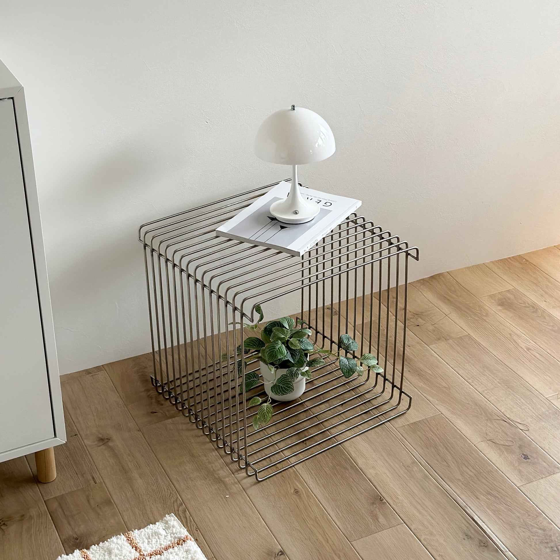 サイドテーブル｜ワイヤーデザインサイドテーブル- territory