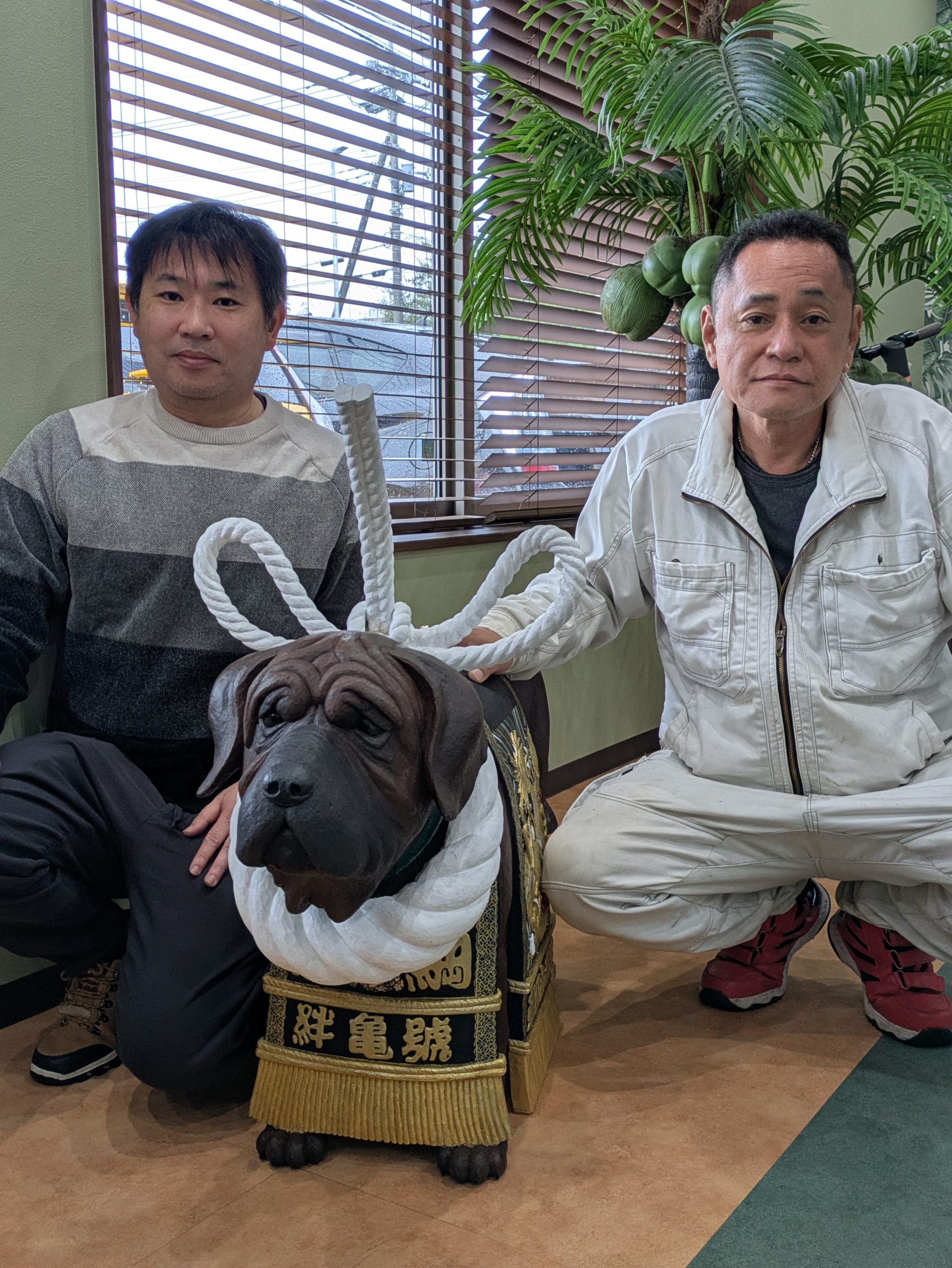 オーダーメイドで土佐犬の闘犬横綱を制作しました。 ブログ