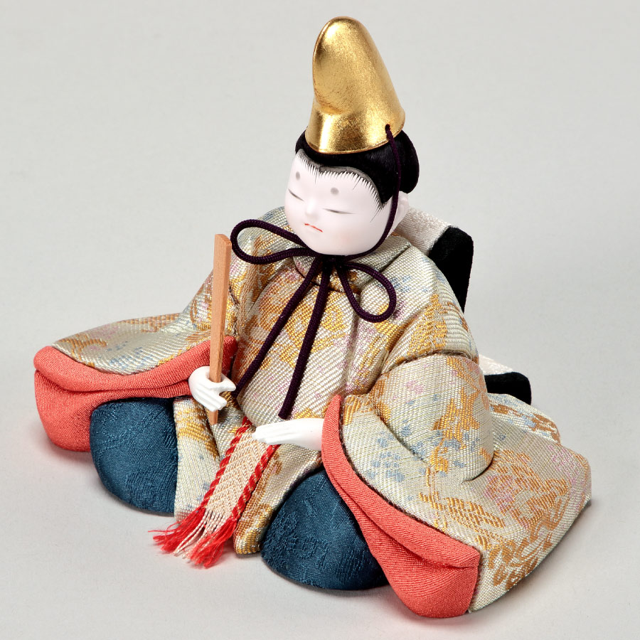 人形の田辺 / 【幸一光】木目込雛人形 うらら 親王飾り