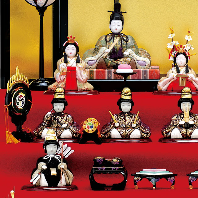 人形の田辺 / 飛鳥雛 十五人飾り