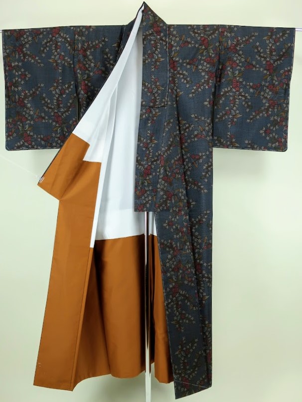 大島袷衣／仕立て替え＋八掛取替え 大阪市 T.K 様 - 着物 お仕立て