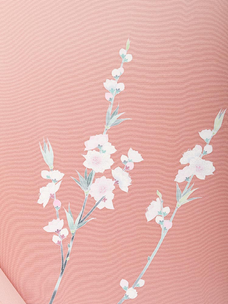 高級訪問着レンタル】h-32 桃の花 ピンク MSサイズ 桃の花｜KIMONO-PRO