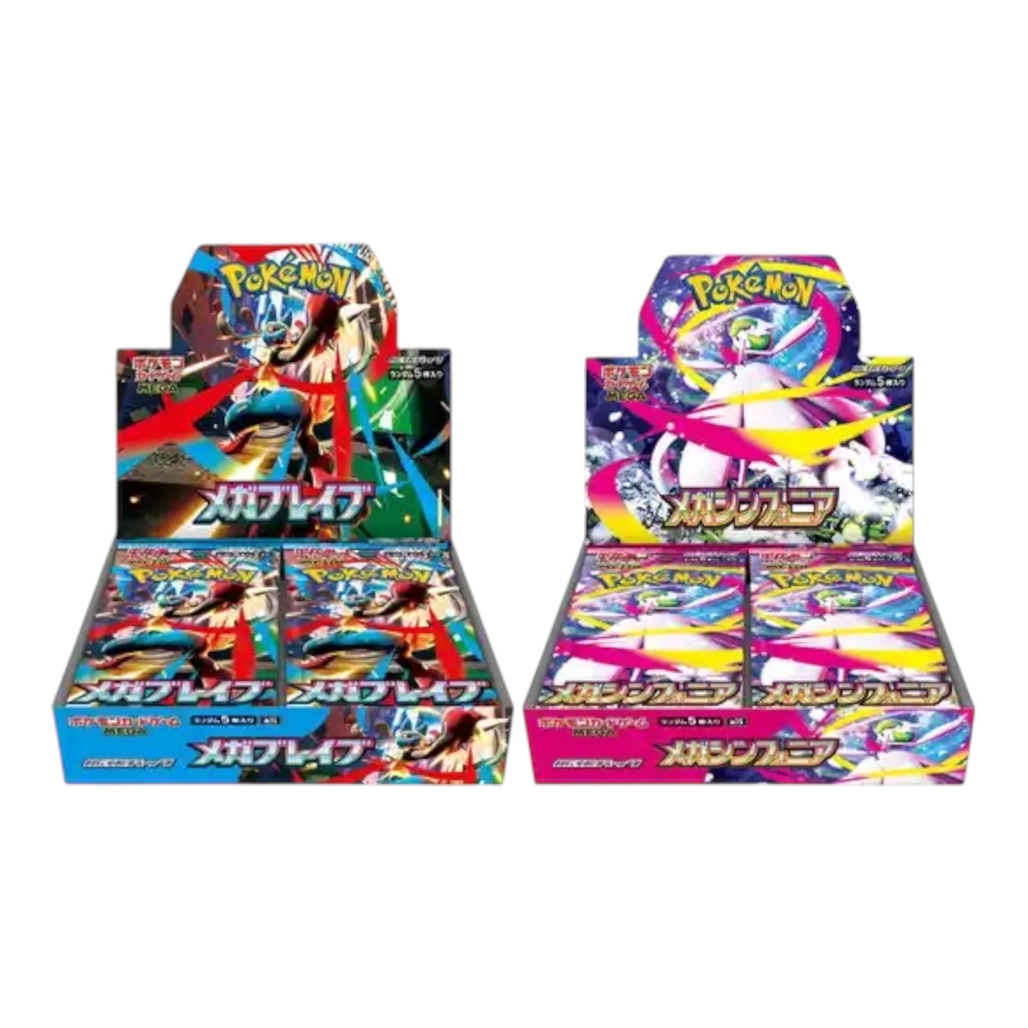 ポケモンカードメガブレイブ4Box メガシンフォニア4BOX新品/シュリンク