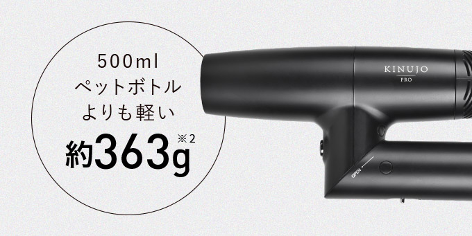 KINUJO Pro Hair Dryer｜速乾×潤いのヘアサロン向けプロ仕様。KINUJO