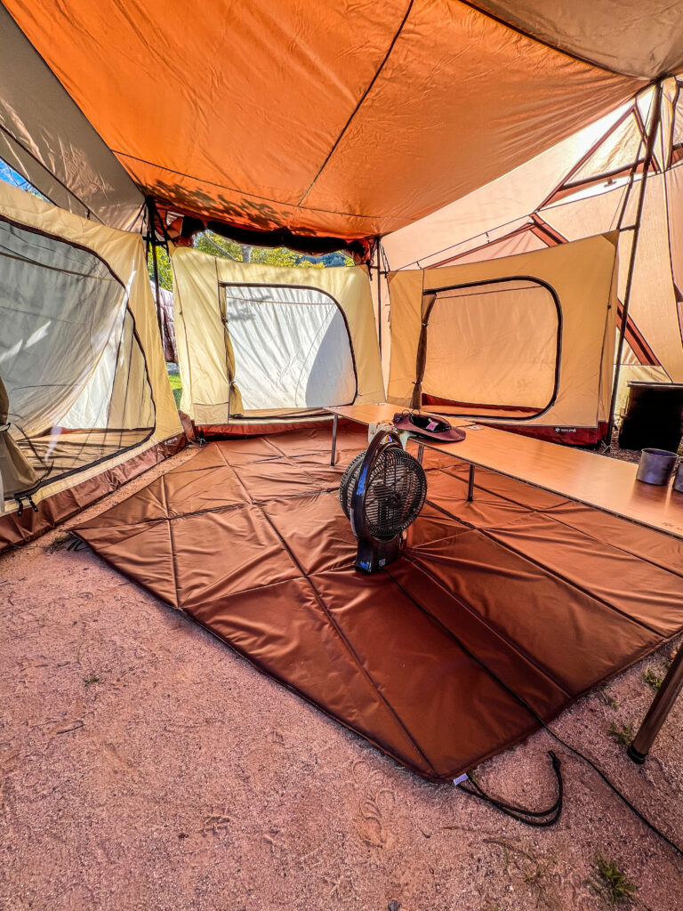 ランドベース6Pro.はファミリーキャンプに最適 坊主キャンパー