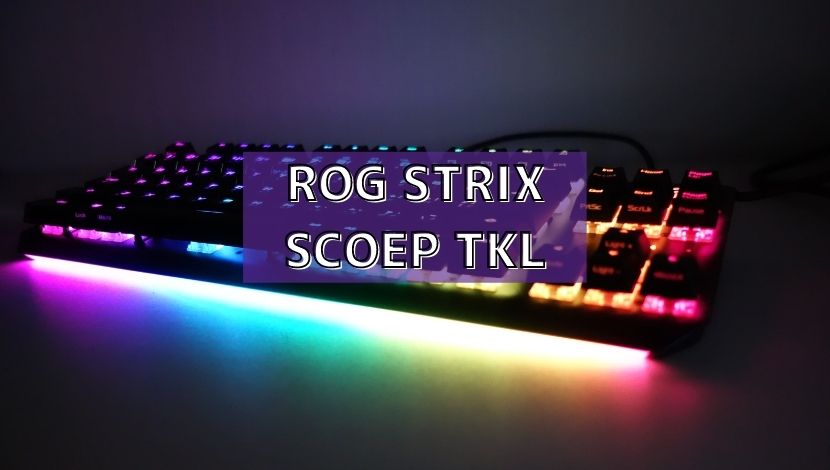 ROG STRIX SCOPE TKLレビュー】これは買いな銀軸キーボード - がじぇけん