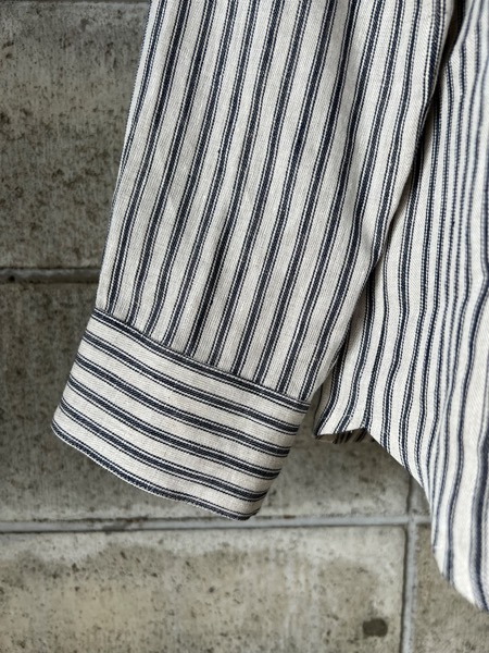 atelier naruse アトリエナルセ / リネンバンドカラーシャツ（ダブル