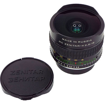 カメラレンズのking-2 / MC ZENITAR-K 16mm/f2.8 Kマウント