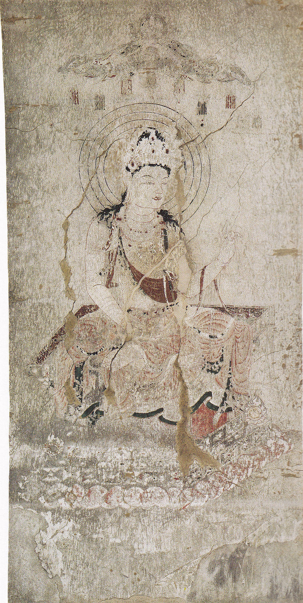 丸井金猊 - KINGEI MARUI｜第8号壁 文殊菩薩像 - 野島青茲（橋本班）