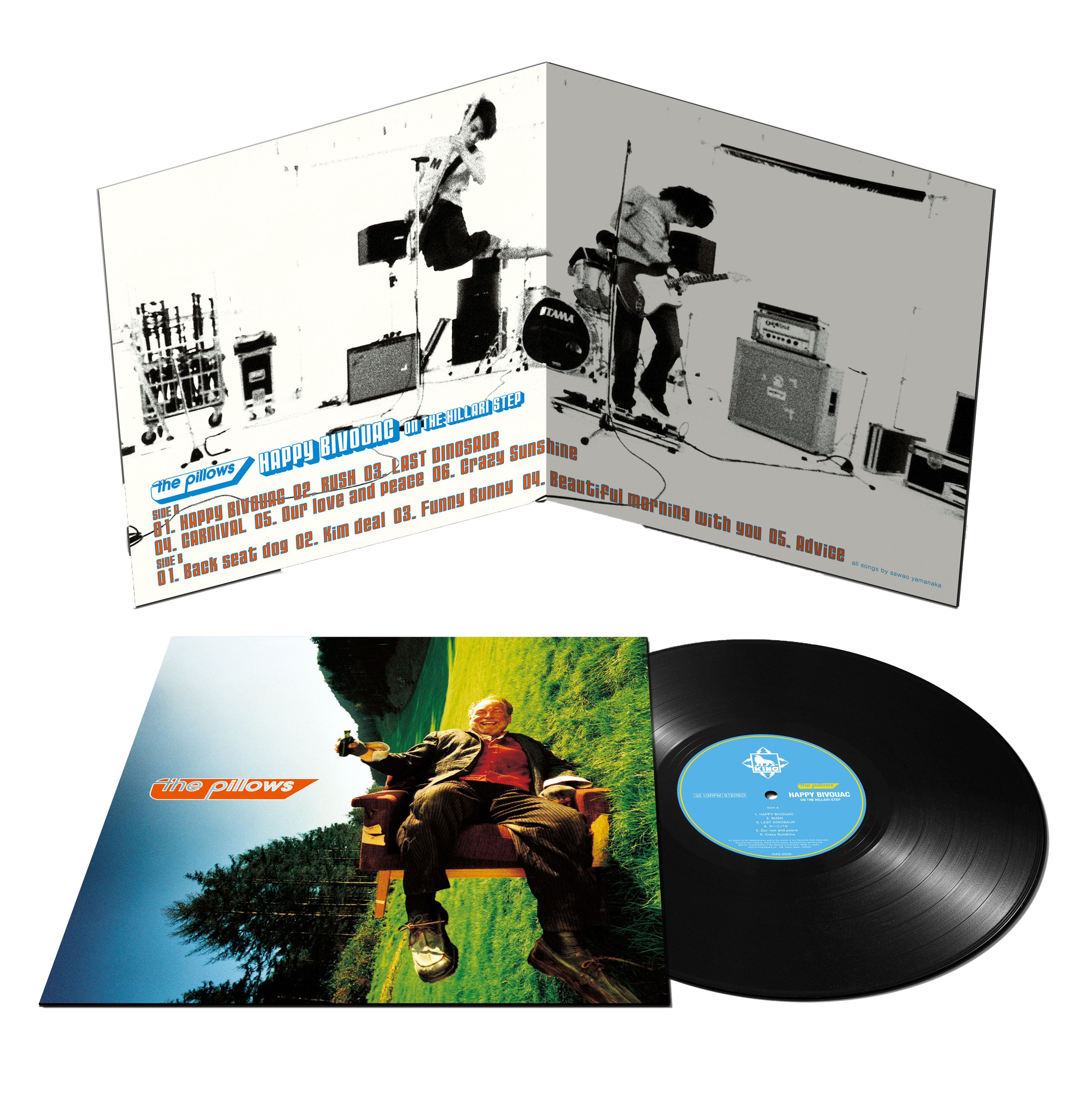 the pillows 「RUNNERS HIGH」と「HAPPY BIVOUAC」もオリジナル