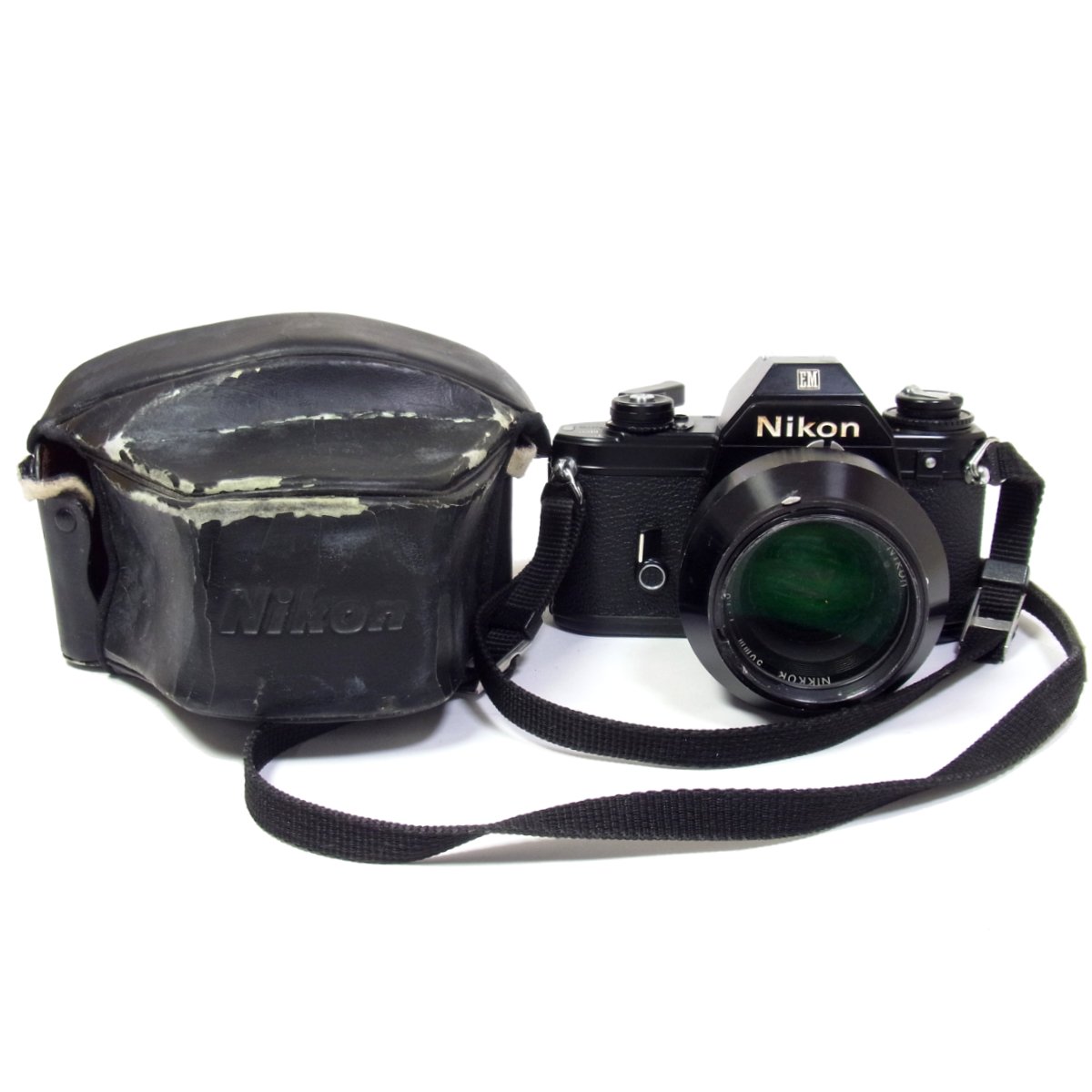 ニコン EM 小型一眼レフカメラ レンズ NIKKOR 50mm 1:1.8 フィルム